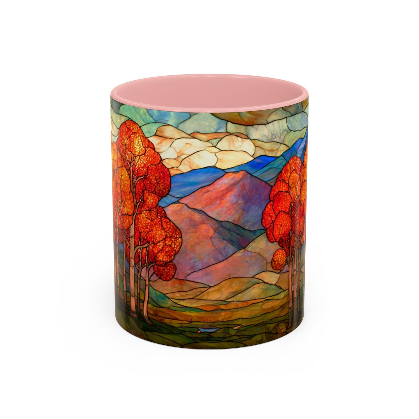 Autumn Stained Glass Effect  Coffee Mug