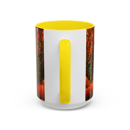 Fall Pumpkin Stained Glass