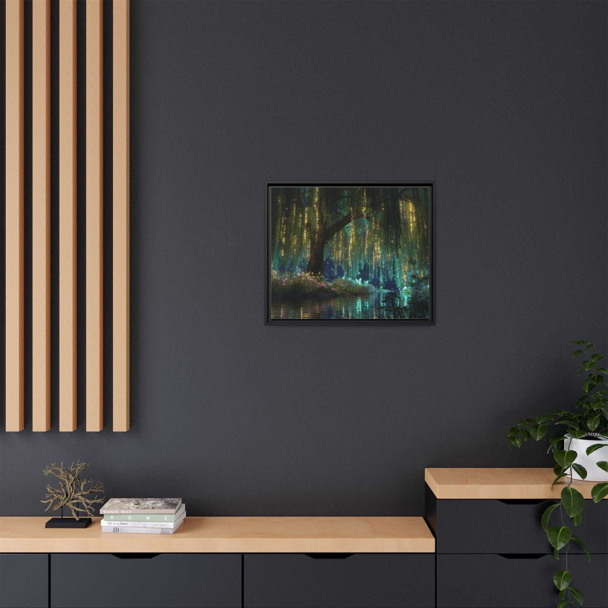 Magical Forest Framed Canvas