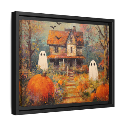 Autumn Ghost Framed Canvas Wall Art