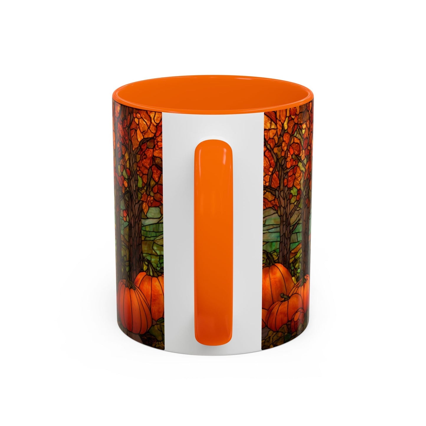 Fall Pumpkin Stained Glass