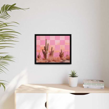 Pink Checkered Desert