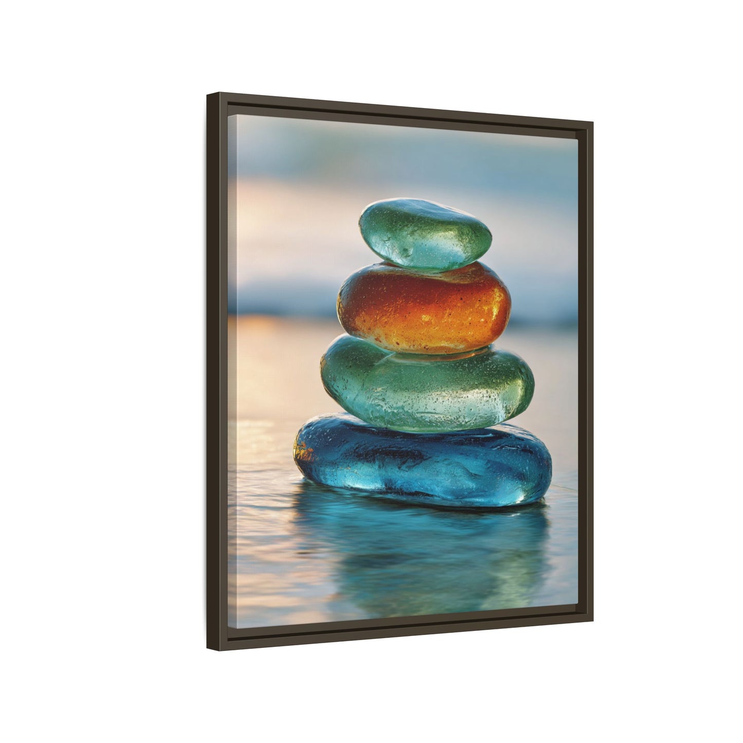 Stone Framed Canvas Wall Art