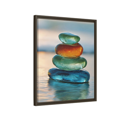 Stone Framed Canvas Wall Art