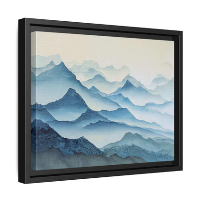 Abstract Mountains Framed Canvas Wall Art