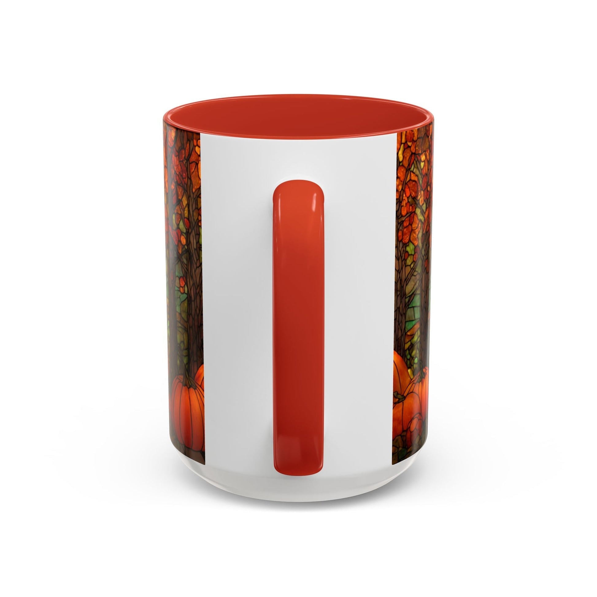 Fall Pumpkin Stained Glass