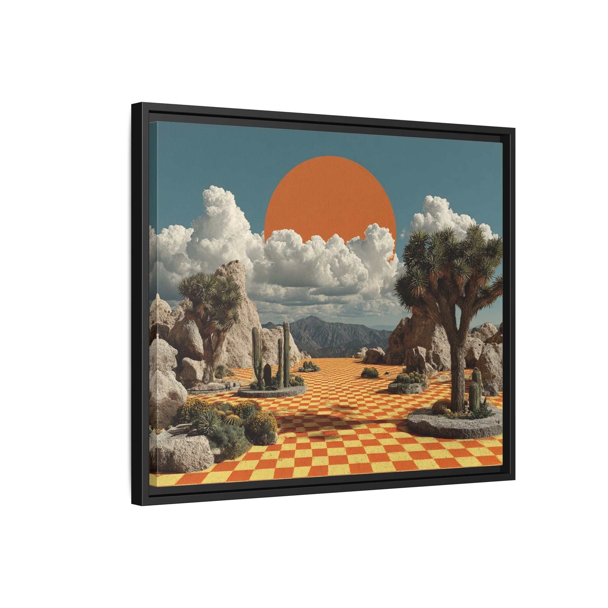 Orange Checkered Desert