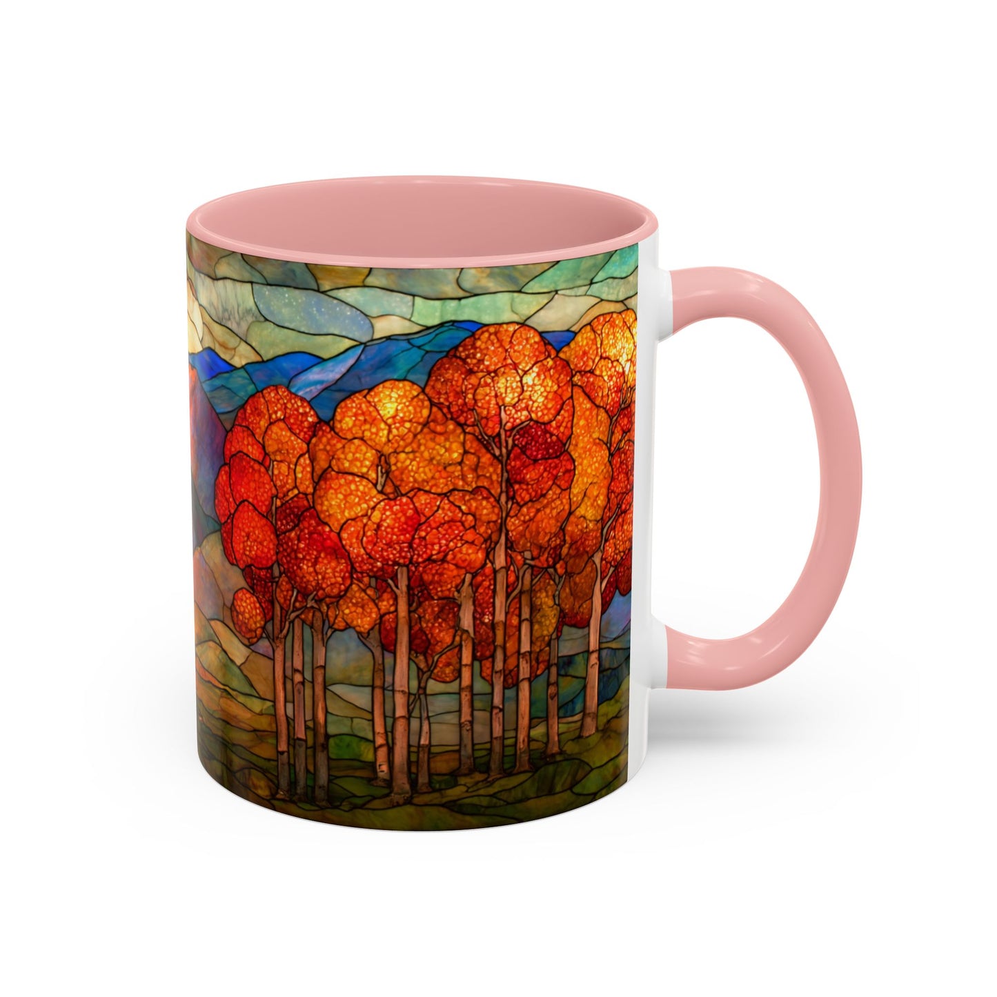 Autumn Stained Glass Effect  Coffee Mug