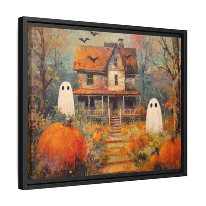 Autumn Ghost Framed Canvas Wall Art