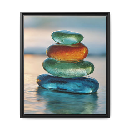 Stone Framed Canvas Wall Art