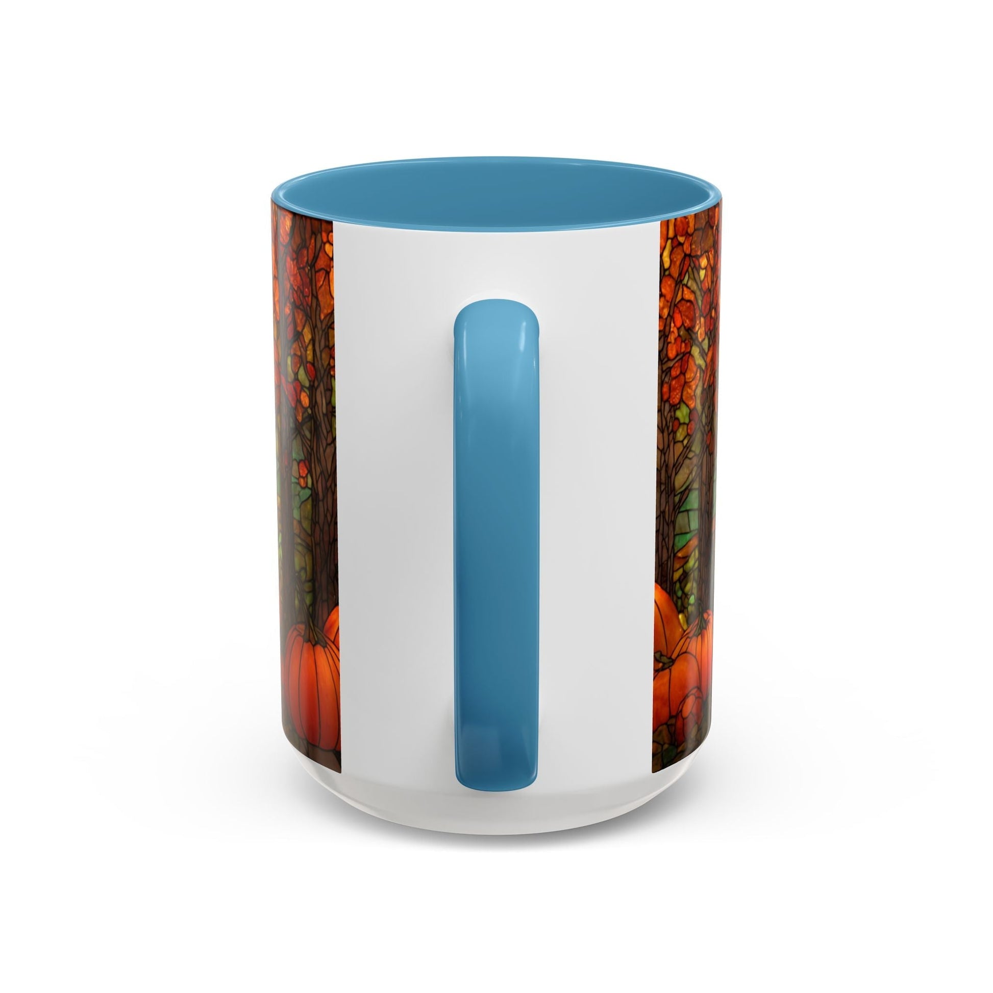 Fall Pumpkin Stained Glass