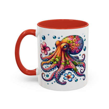 Octopus Design Coffee Ceramic Mug