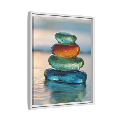 Stone Framed Canvas Wall Art