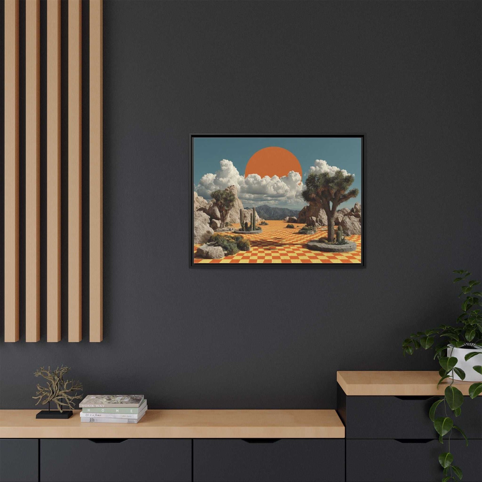 Orange Checkered Desert