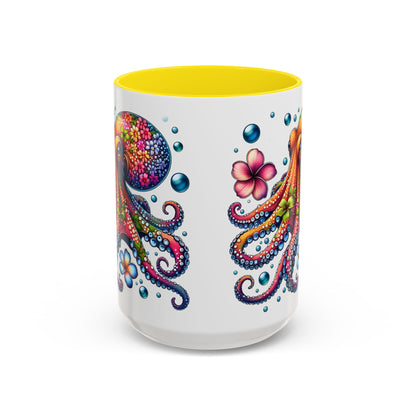 Octopus Design Coffee Ceramic Mug