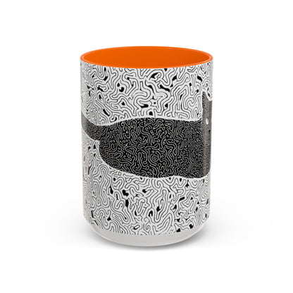 Black Cat Minimalist Coffee Mug