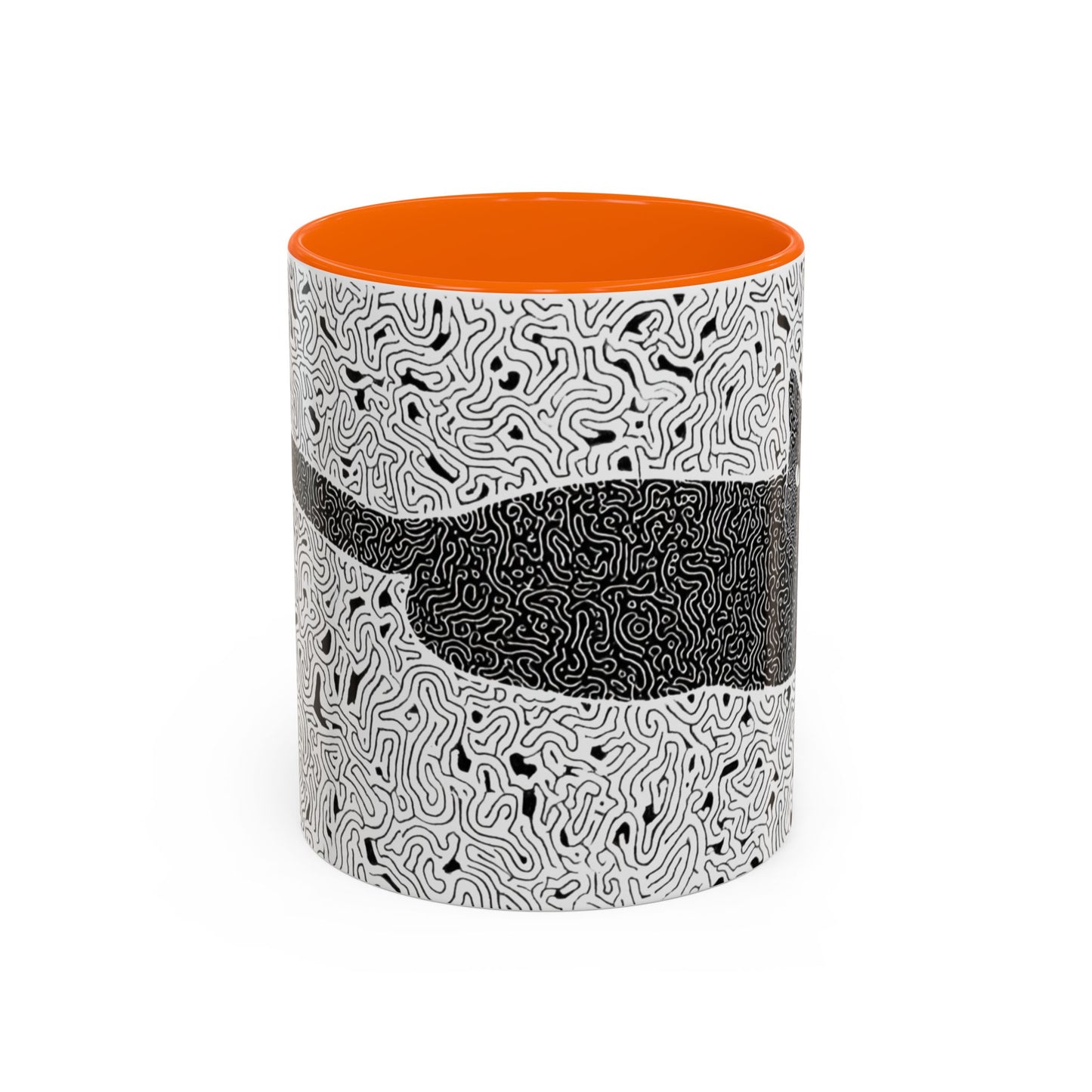 Black Cat Minimalist Coffee Mug