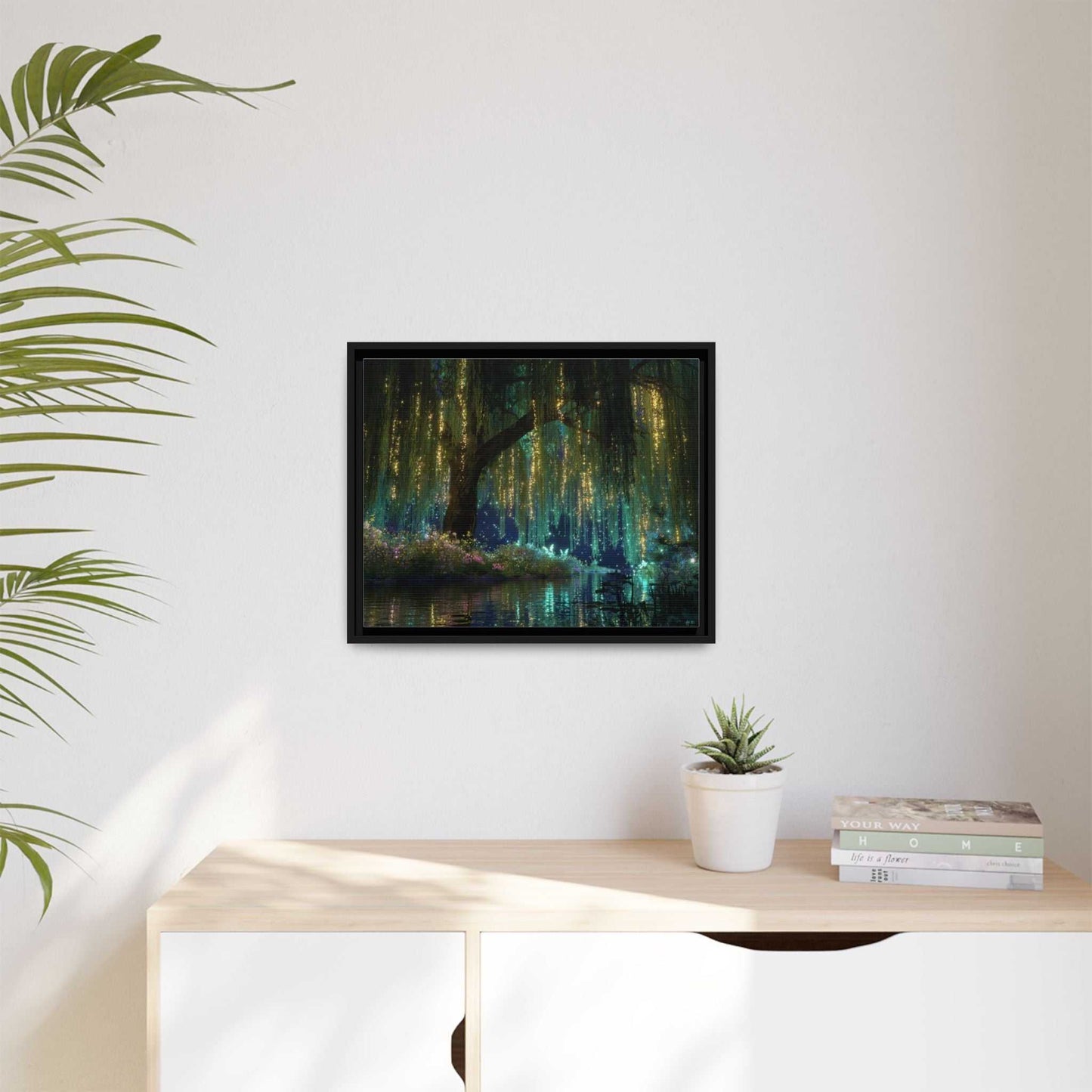 Magical Forest Framed Canvas
