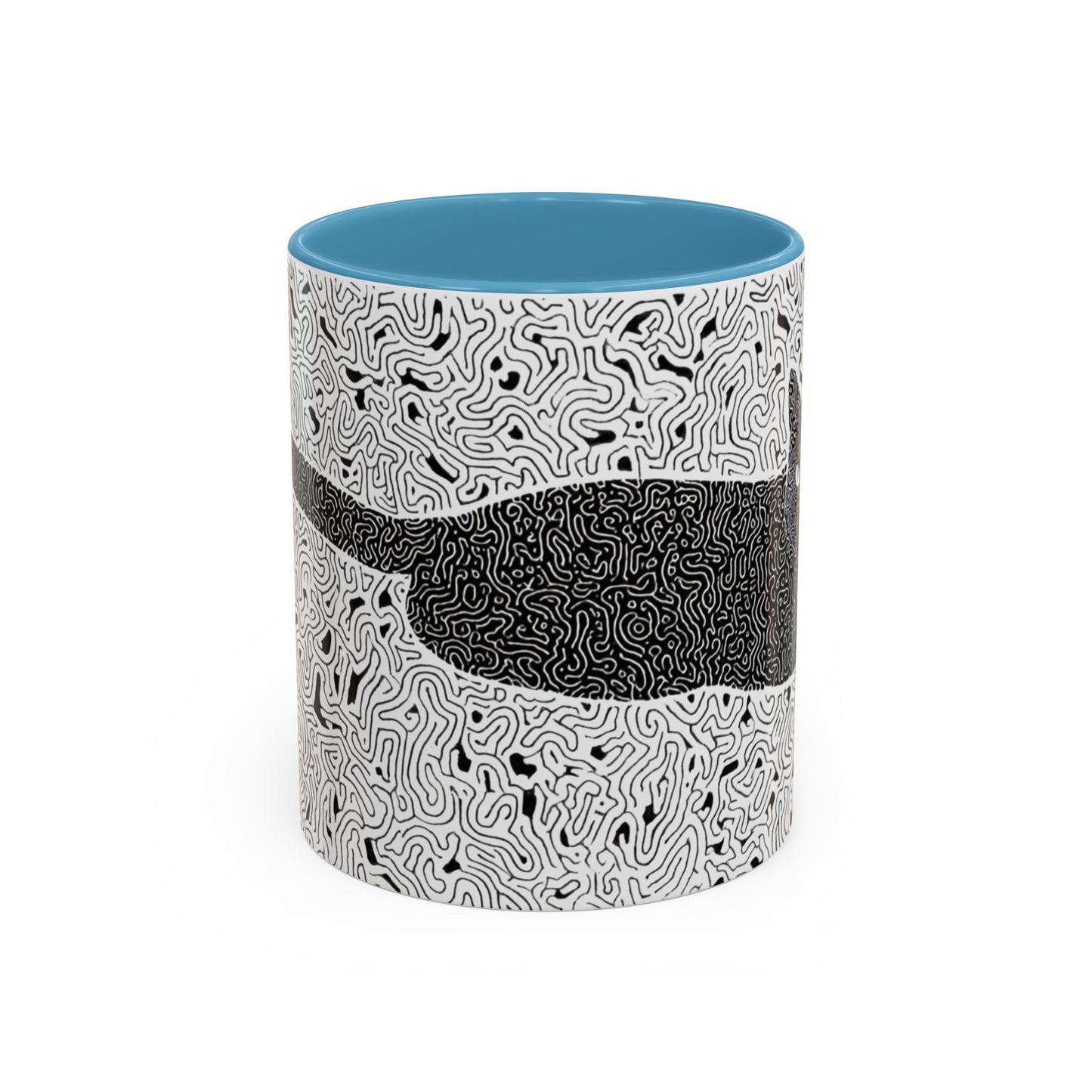 Black Cat Minimalist Coffee Mug