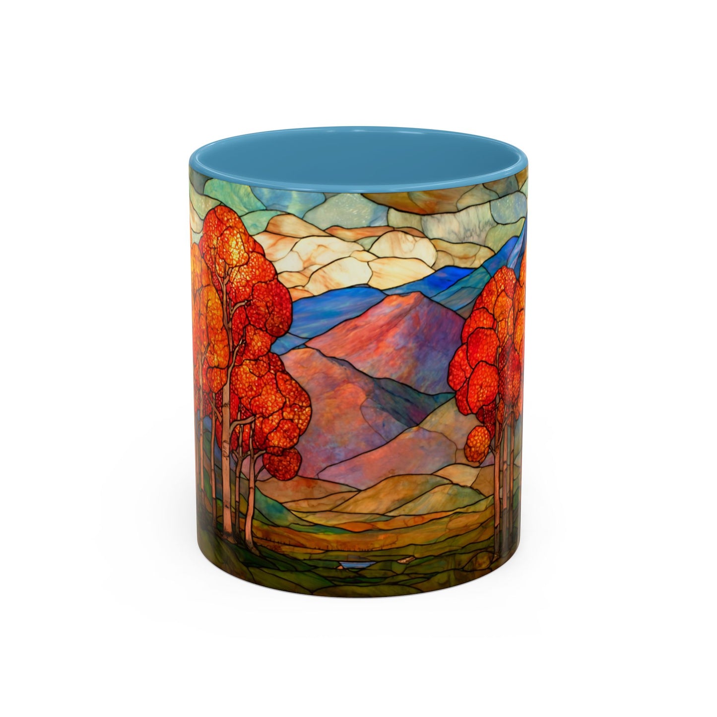 Autumn Stained Glass Effect  Coffee Mug