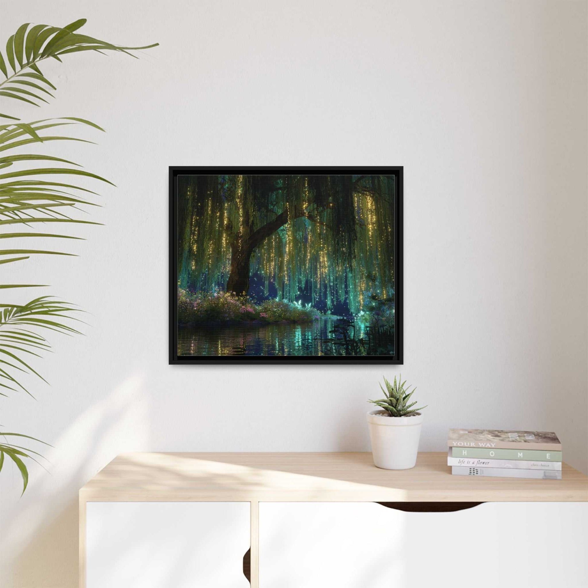 Magical Forest Framed Canvas