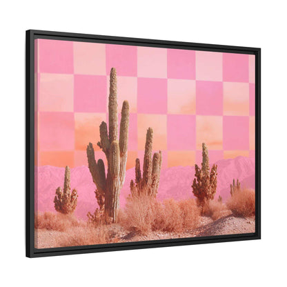 Pink Checkered Desert