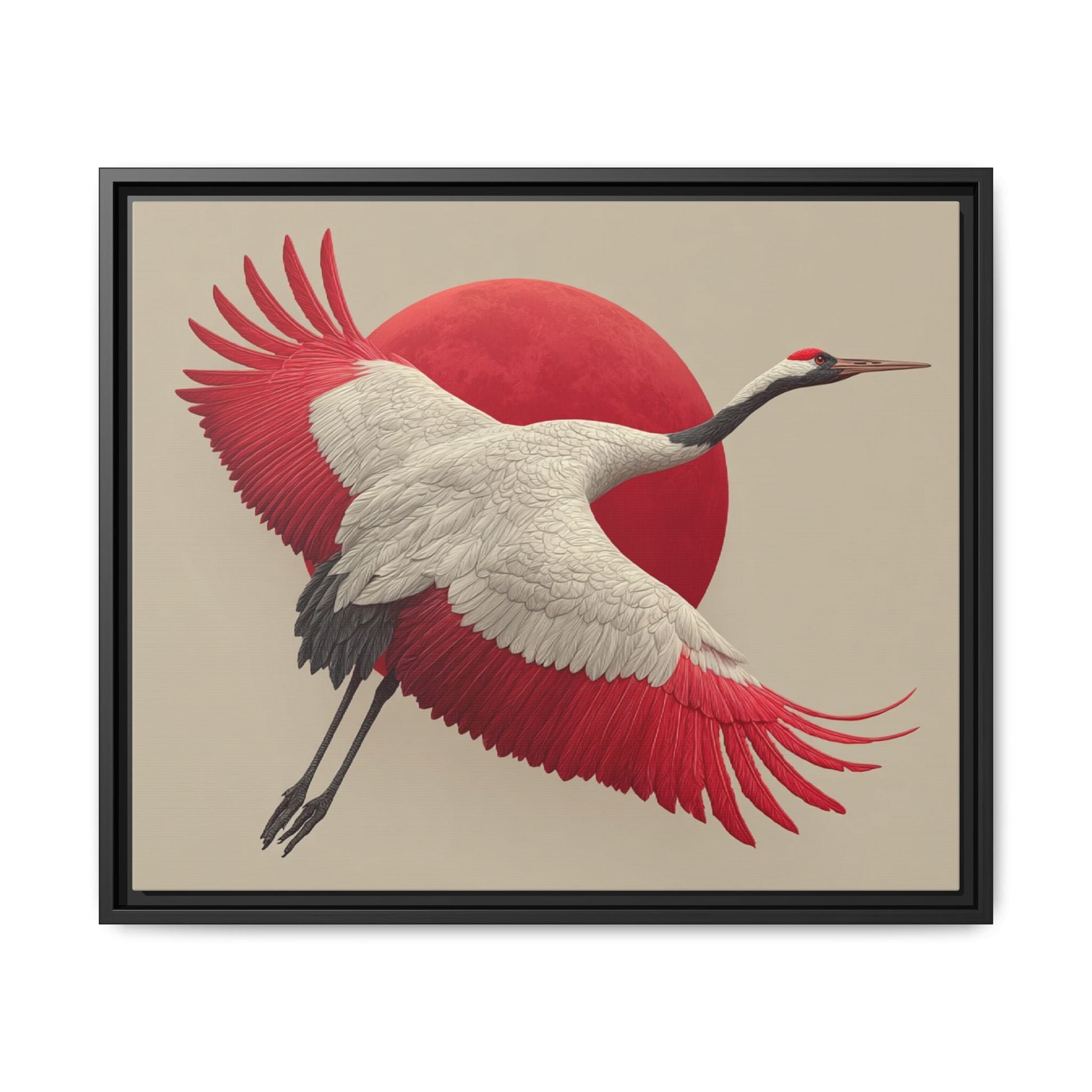Japandi Ibis Bird Art