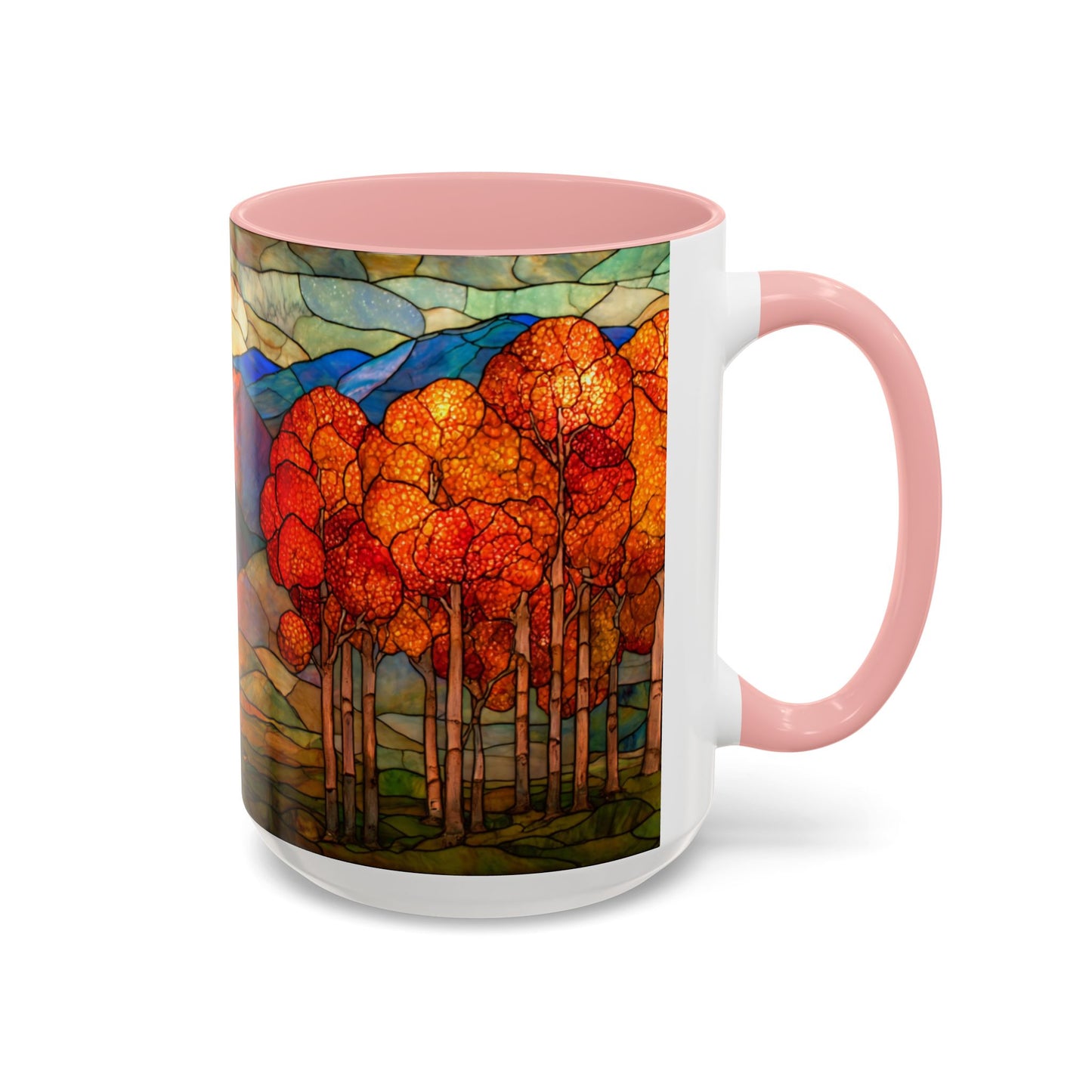 Autumn Stained Glass Effect  Coffee Mug