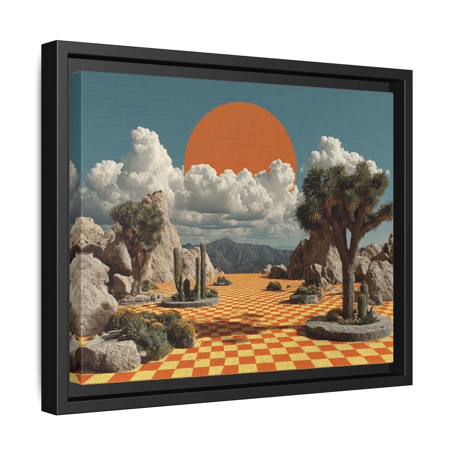Orange Checkered Desert