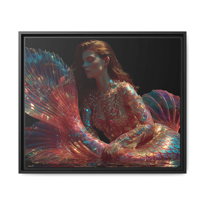 Mermaid Framed Canvas Wall Art