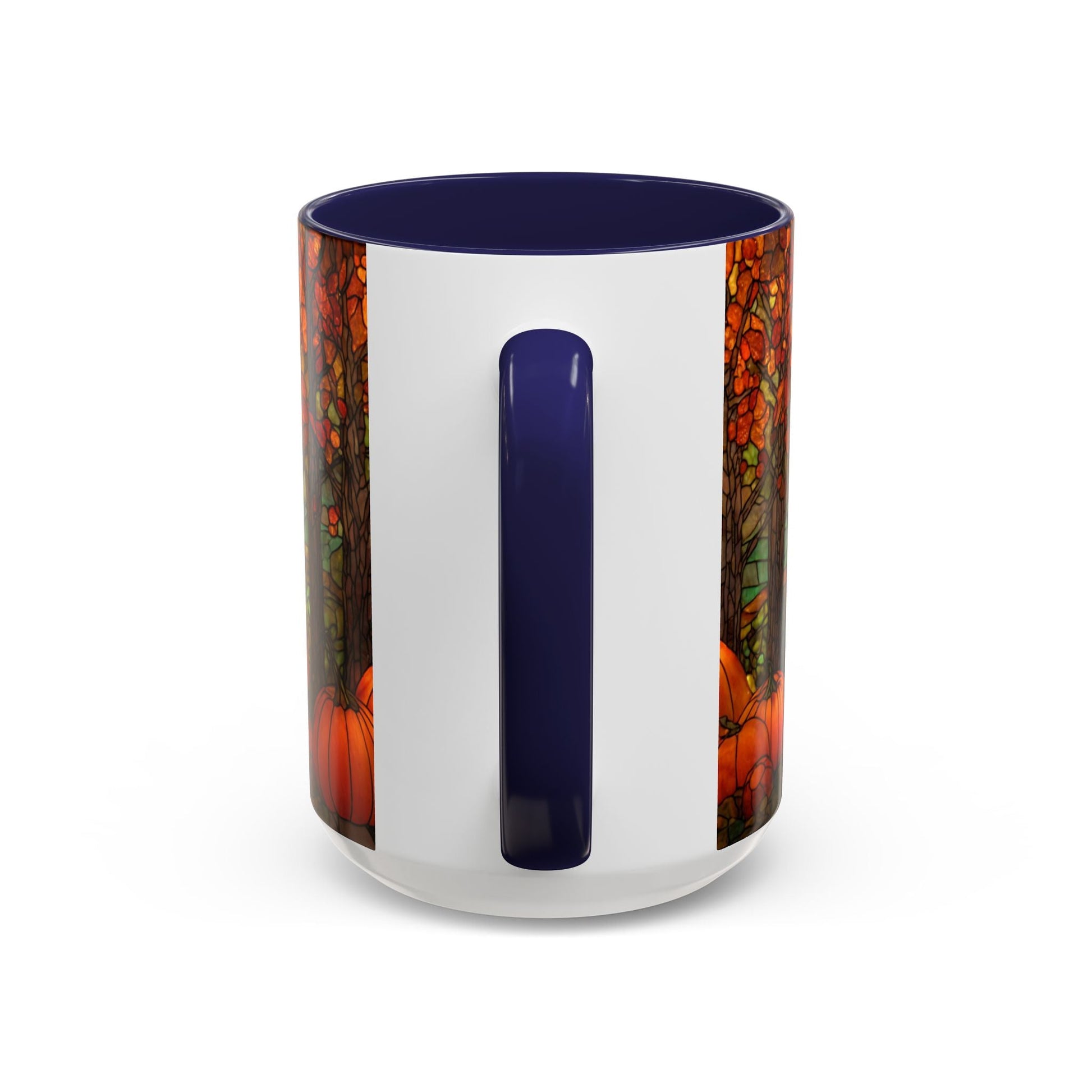 Fall Pumpkin Stained Glass