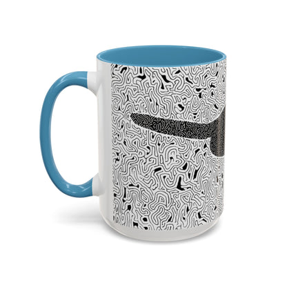 Black Cat Minimalist Coffee Mug