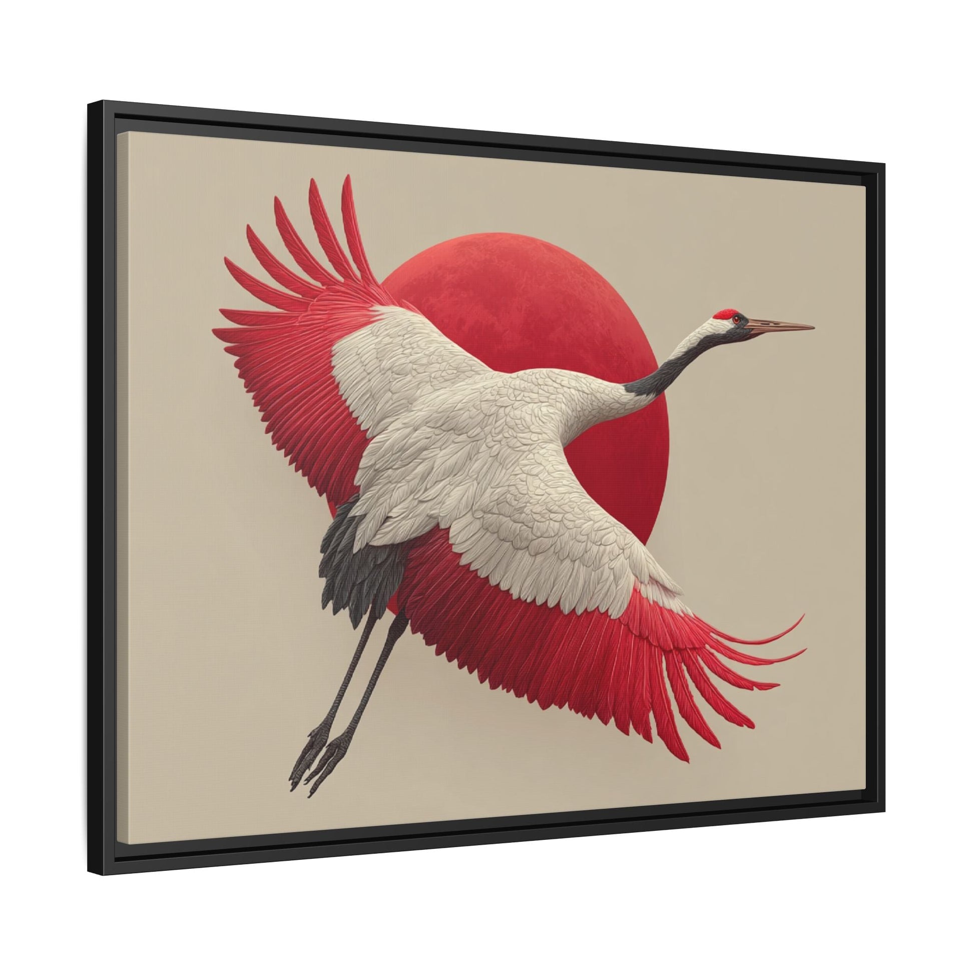 Japandi Ibis Bird Art
