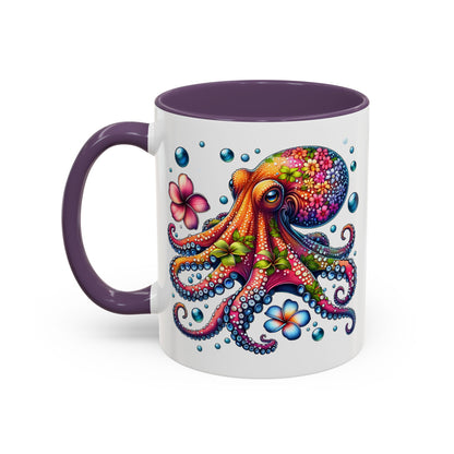Octopus Design Coffee Ceramic Mug
