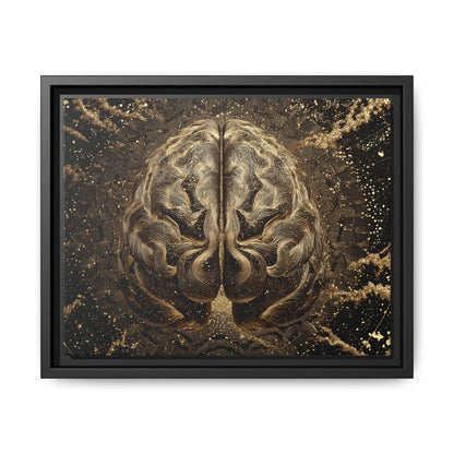 Brain Abstract Framed Canvas Wall Art