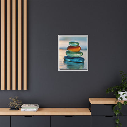 Stone Framed Canvas Wall Art