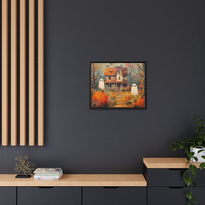 Autumn Ghost Framed Canvas Wall Art