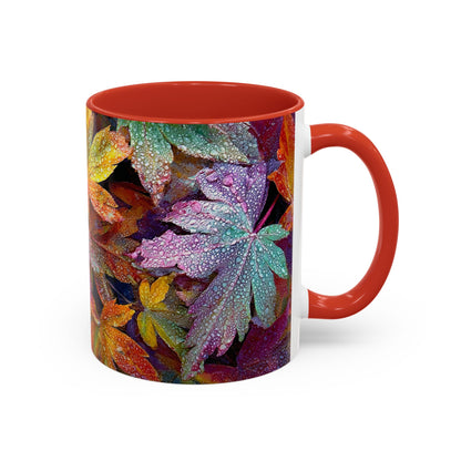 Autumn Leaves Coffee Ceramic Mug