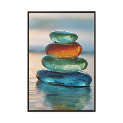 Stone Framed Canvas Wall Art