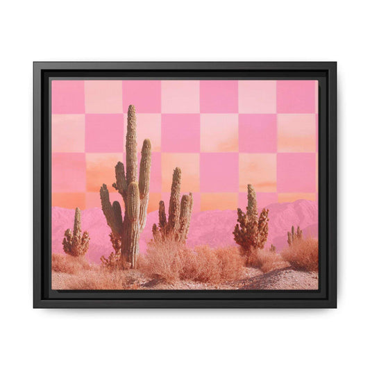 Pink Checkered Desert