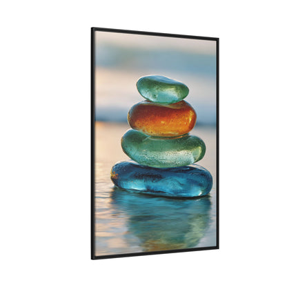 Stone Framed Canvas Wall Art