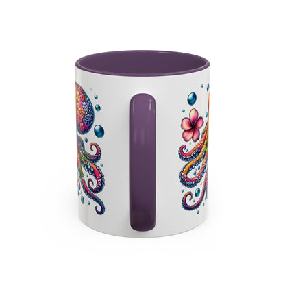 Octopus Design Coffee Ceramic Mug