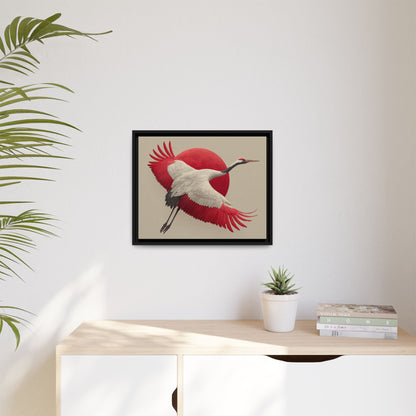 Japandi Ibis Bird Art