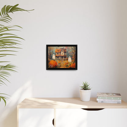 Autumn Ghost Framed Canvas Wall Art