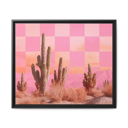 Pink Checkered Desert