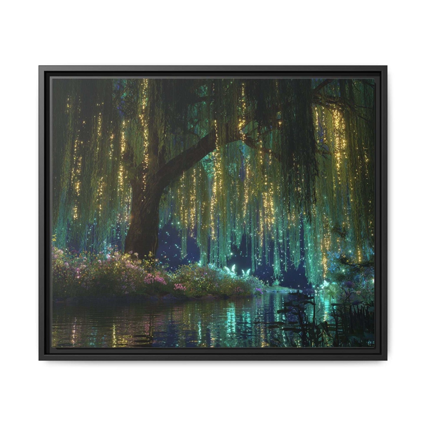 Magical Forest Framed Canvas
