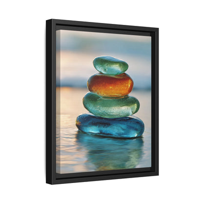 Stone Framed Canvas Wall Art