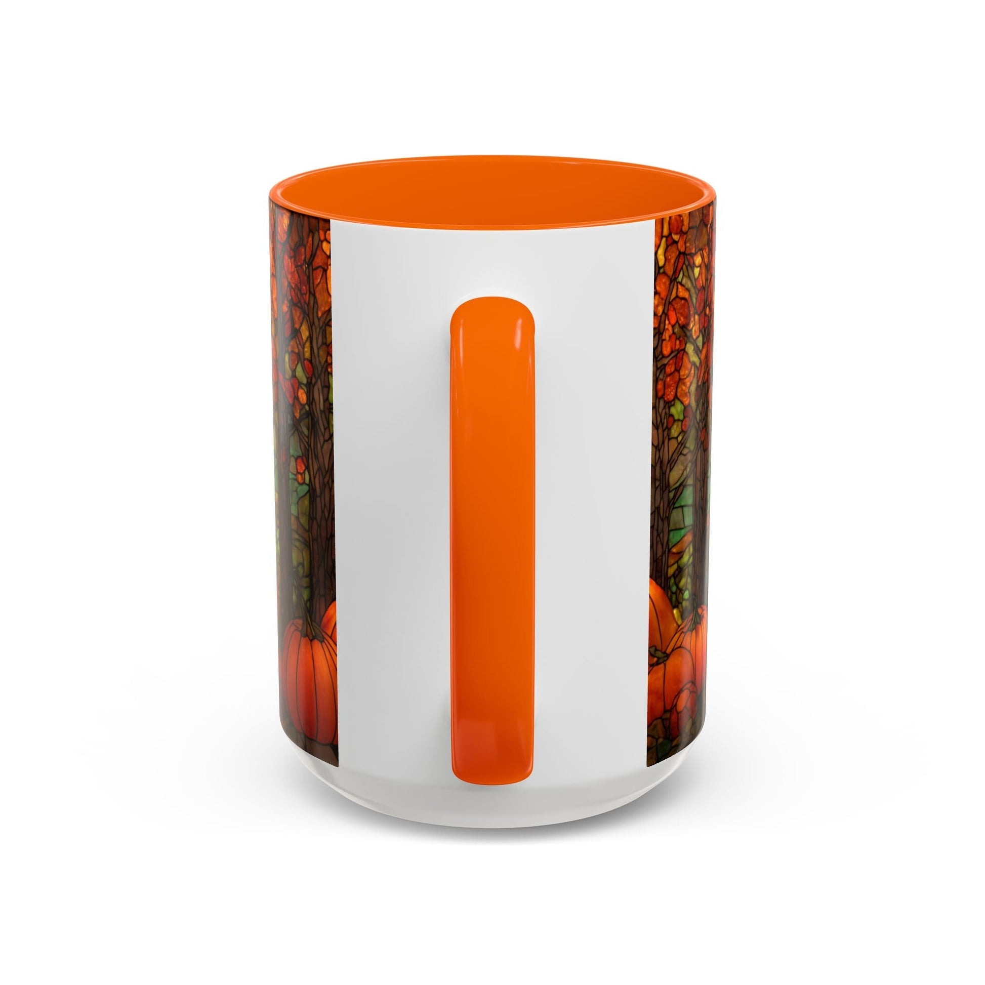 Fall Pumpkin Stained Glass