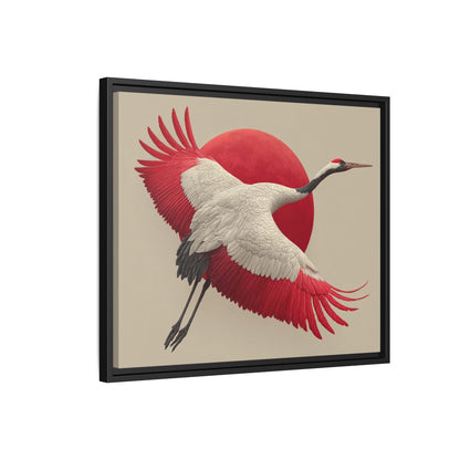 Japandi Ibis Bird Art