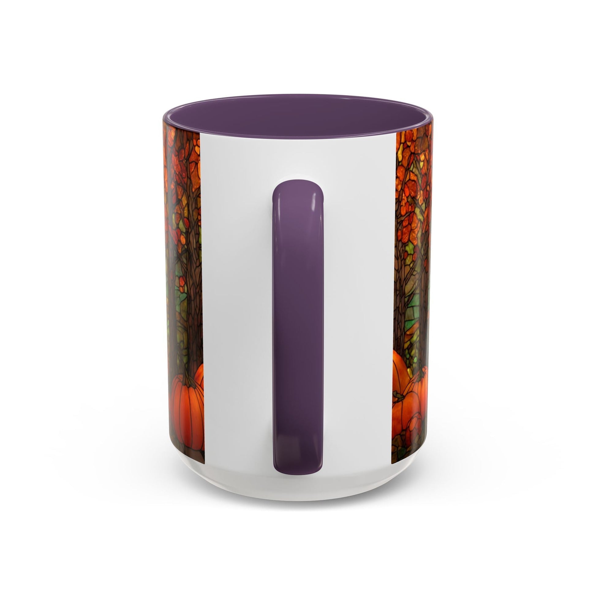 Fall Pumpkin Stained Glass